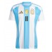 Echipament fotbal Argentina Angel Di Maria #11 Tricou Acasa Copa America 2024 maneca scurta